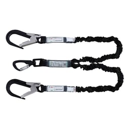 GRAVITY-S - Longe fourche en sangle élastique 2 m avec absorbeur d'énergie extensible