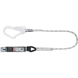 HOPE - Longe en corde tressée 1,80 m avec absorbeur d’énergie et mousqueton FA5020755