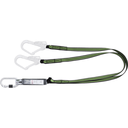 HOPE - Longe fourche en sangle 1,80 m avec absorbeur d’énergie et connecteurs FA5010117 et FA5020755