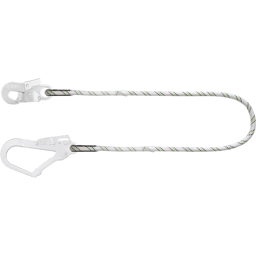 Longe en corde tressée 2 m avec mousquetons FA5020217 et FA5020755