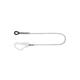 Longe simple - Longe en corde tressée 1m + mousqueton