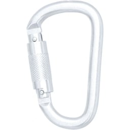 Mousqueton inox - Verrouillage automatique 1/4 de tour