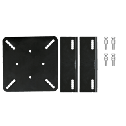 Plaque de fixation par crapautage sur poutre métallique pour ligne de vie horizontale câble KS-Line (KS 4000)