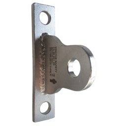 Platine d'extrémité pour ligne de vie horizontale câble KS-Line (KS 4000)