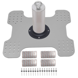 Potelet d'extrémité avec système d'absorption d'énergie pour ligne de vie KS-Line sur couverture bac acier