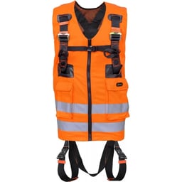 REFLEX 2, Harnais Gilet haute visibilité orange
