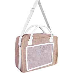 Sac en jute avec 2 poignées et sangle de portage