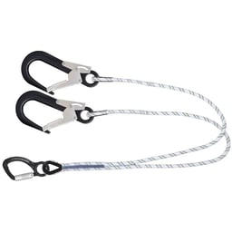 SILVA 2 - Longe fourche de retenue en corde tressée (1 m)