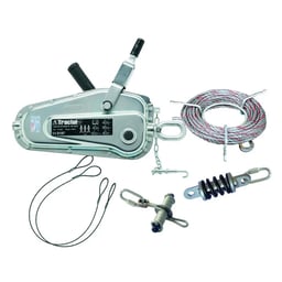 TIRSAFE T3 20m, ligne de vie provisoire Câble 3 personnes
